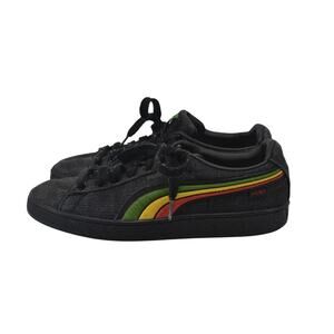 Pumas Hemp Sneakers Athletic Black Pop Red Yellow Green 9.5